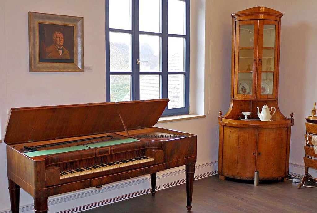 Blick in das Löbejüner Carl-Loewe-Museum