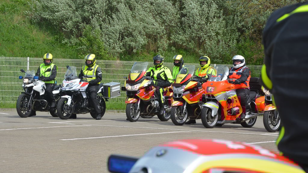 Die Motorradstaffeln Sachsen-Anhalt sind in Zielitz ist in die Saison gestartet. Pflicht ist ein jährliches Sicherheitstraining.