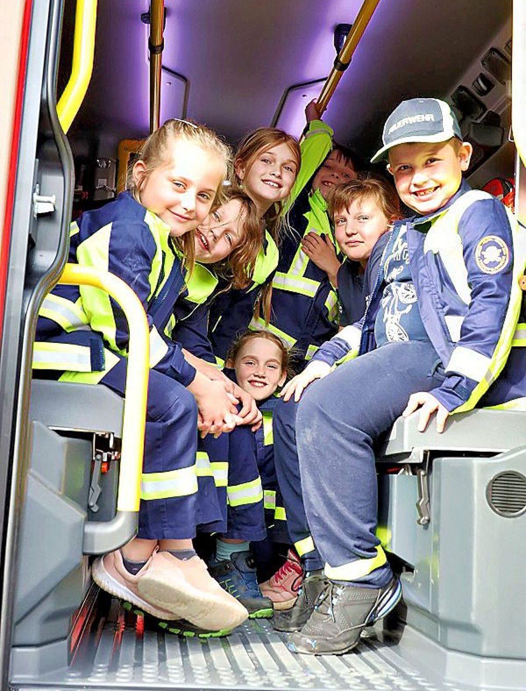 Die Kinderfeuerwehr aus Gerbstedt.