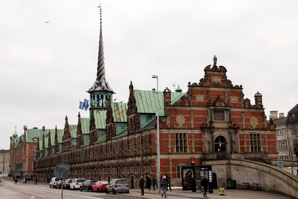 Die Alte Börse in Kopenhagen - Aufnahme von Januar 2019.