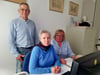 Uwe Hinze  (von links), Monika Reisener und Karin Reppenhagen sind einmal im Monat als Streitschlichter bei Zoff unter Nachbarn oder Bekannten tätig.