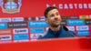 Trainer Xabi Alonso kann mit Leverkusen das Triple holen.