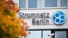 Das Logo am Hauptsitz der Stromnetz Berlin GmbH.