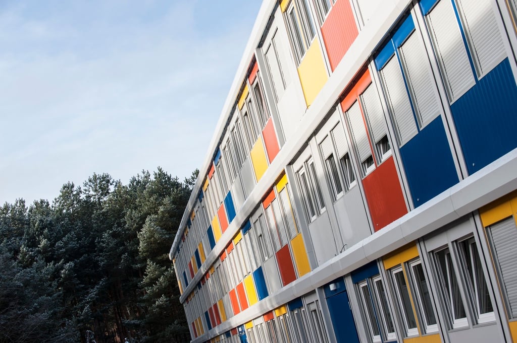 Container für Geflüchtete in Berlin-Köpenick.