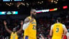 Los Angeles Lakers-Stürmer LeBron James war der zweitbeste Werfer der Partie.