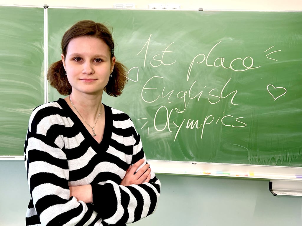 Lilly Proft (16), Schülerin am Campus Technicus, hat die Englischolympiade gewonnen.