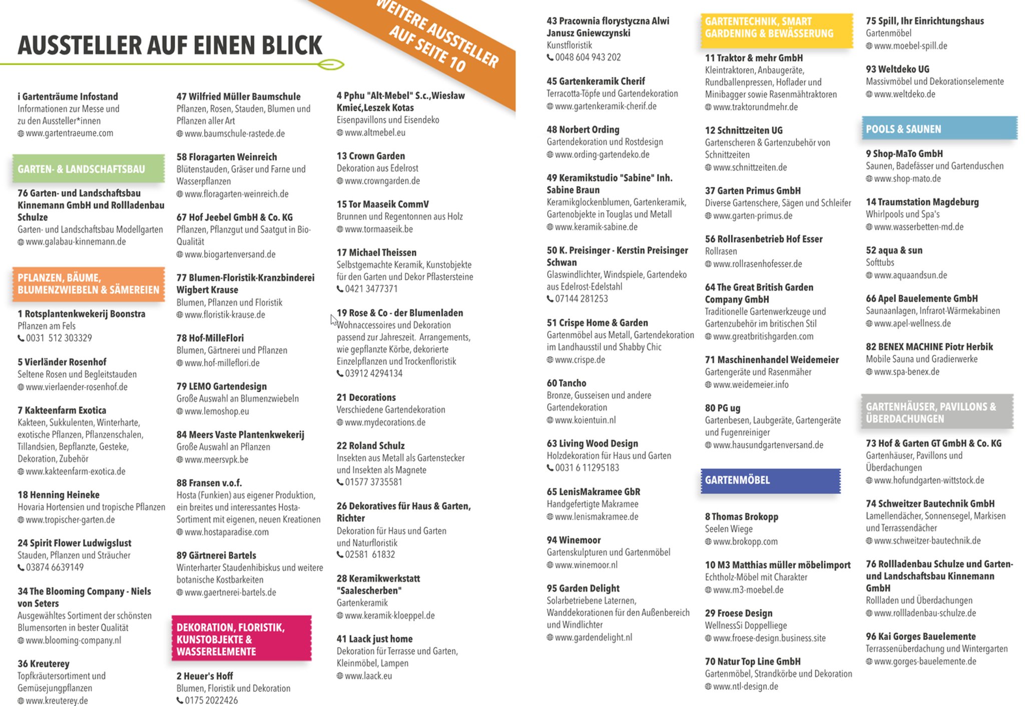 Alles Wichtige zur Gartenmesse Gartenträume in Haldensleben