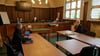 Blick in einen Saal im Berliner Landgericht zu Beginn des Prozesses um Schmerzensgeld.