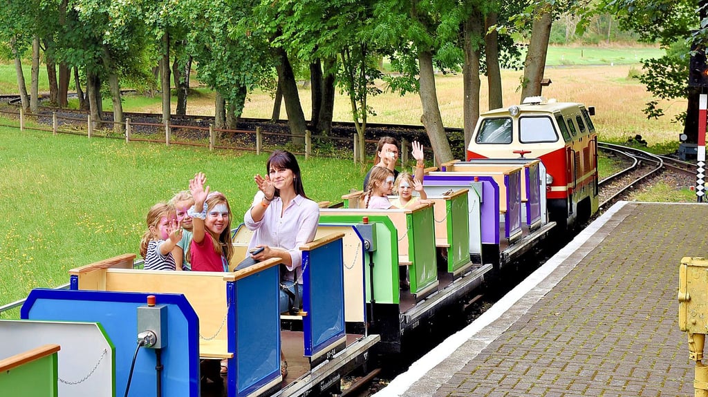 Bald setzt sich die Bahn wieder in Bewegung.