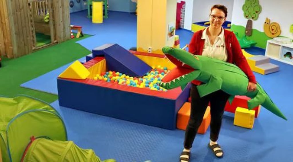 Anja Mall hat den Spieltreff Mallikids vor vier Jahren in der Händelgalerie eröffnet und ihr Angebot seitdem immer mehr erweitert.
