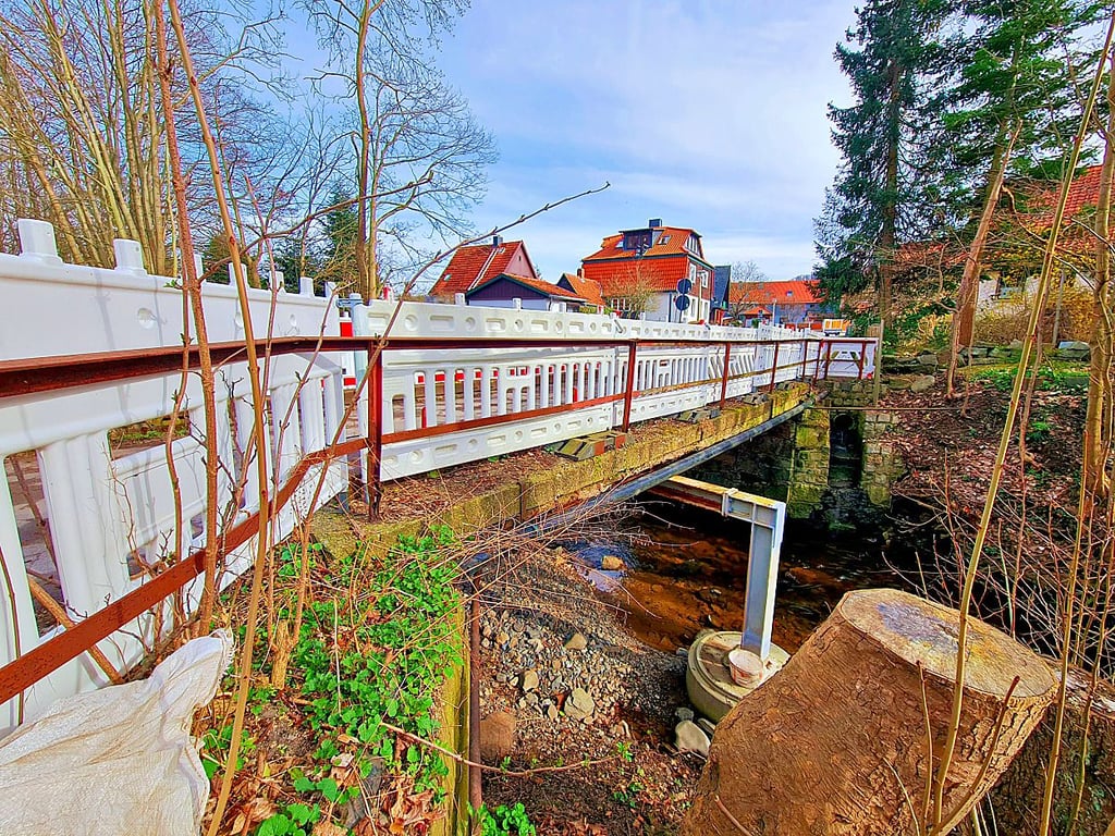 Die Brücke am Hasenwinkel in Wernigerode muss abgerissen und neu gebaut werden.