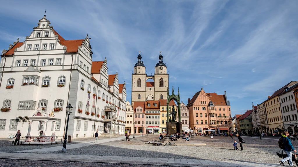 Auf dem Wittenberger Marktplatz soll eine Freiluftausstellung eröffnet werden.