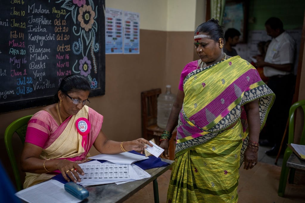 Die Wahl in Indien hat begonnen - wegen der Größe des Landes dauert sie sechs Wochen.