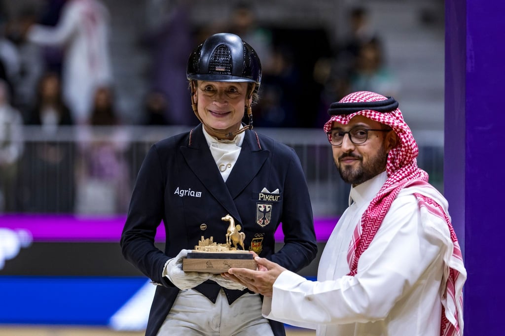 Isabell Werth wurde beim Weltcup-Finale in Riad Dritte.