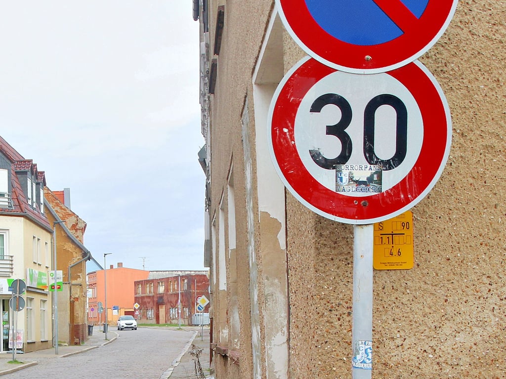 In der Schloßstraße in Calbe gilt schon Tempo 30.