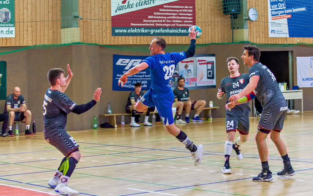 Der Radiser Stephan Blechschmidt hat auch in seinem letzten Spiel überzeugt. Der Spielertrainer erzielt drei Tore.