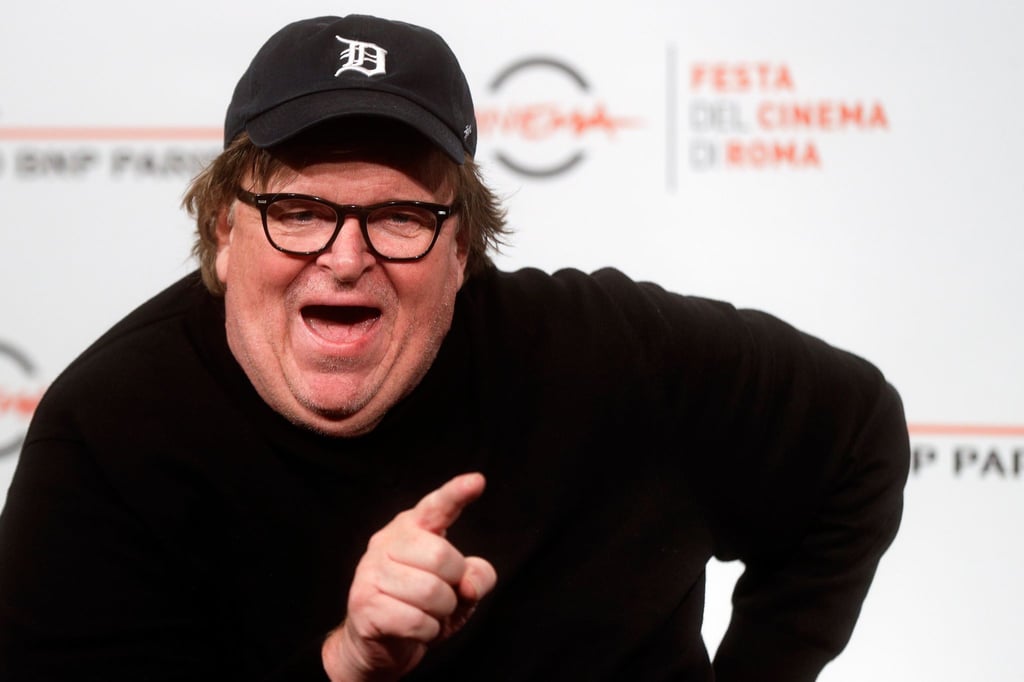 Zuletzt veröffentlichte Michael Moore 2018 den Film „Fahrenheit 11/9“ über den Zustand der Demokratie in den USA unter Trump (Archivbild).