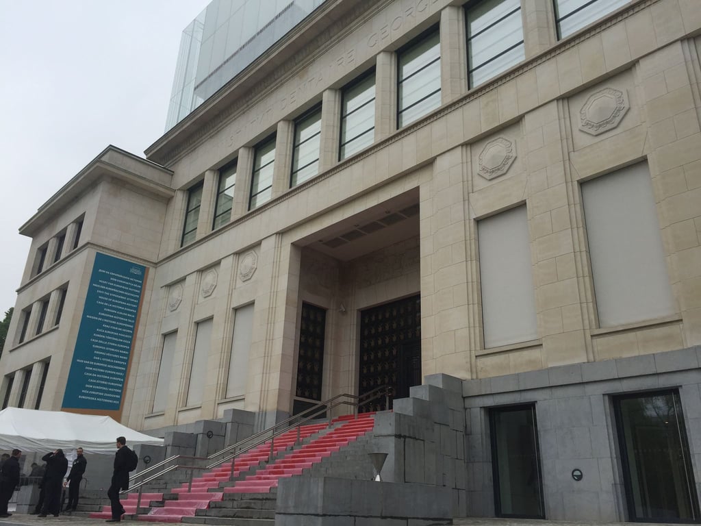 Das Haus der Europäischen Geschichte in Brüssel, Belgien, aufgenommen am 04.05.2017.