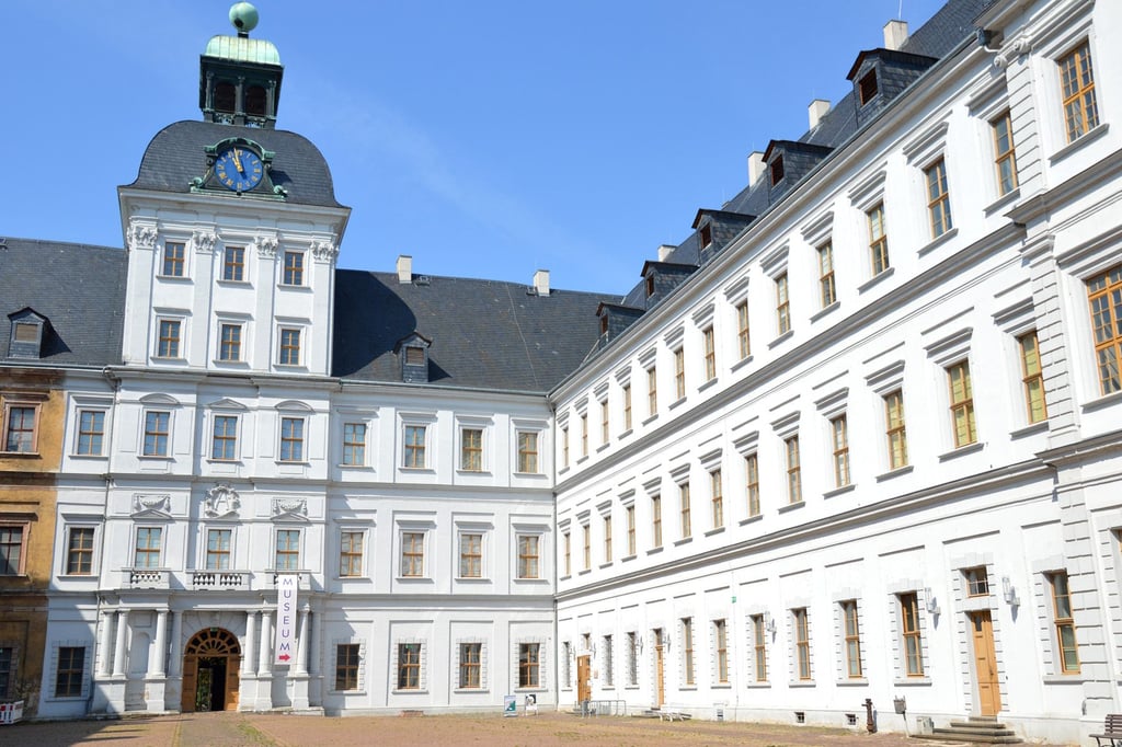 Das Schloss Neu-Augustusburg in Weißenfels, in dem auch das Museum untergebracht ist
