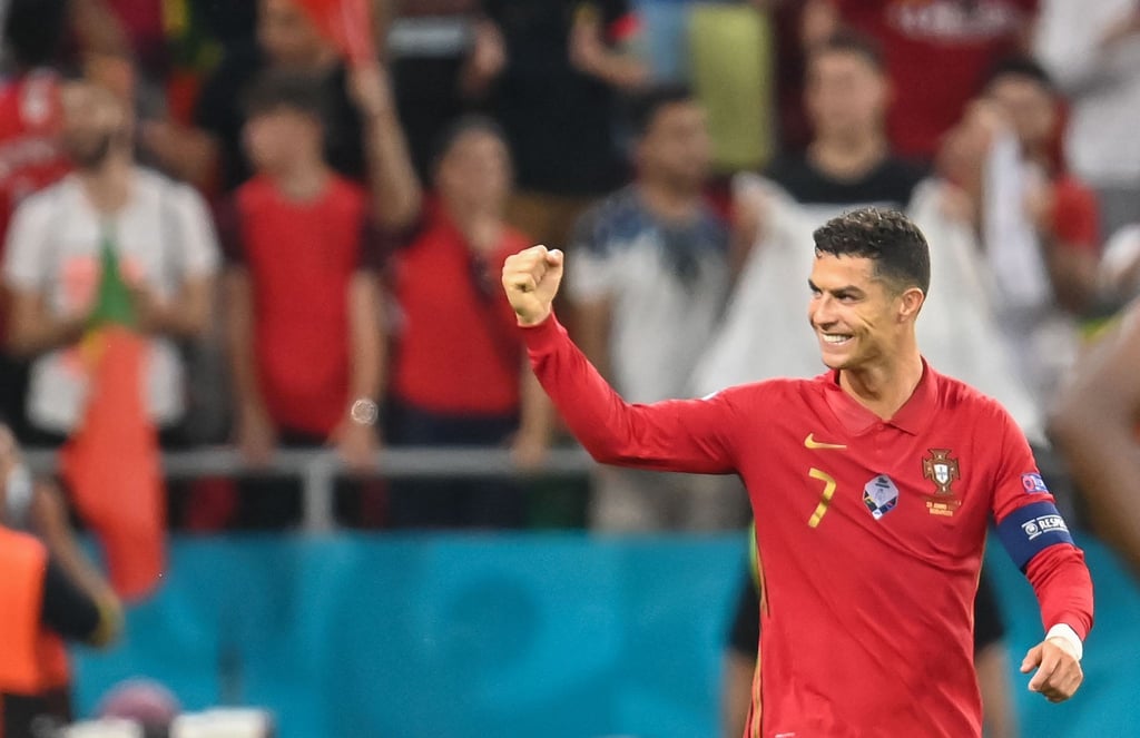 Ein Elfmetertor beschert Portugals Cristiano Ronaldo einen neuen Rekord.