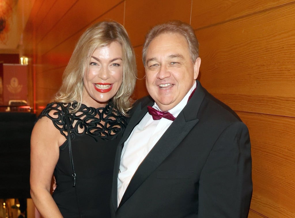 Oliver Kalkofe und Ehefrau Connie Kalkofe nehmen am Presseball Berlin im Hotel Grand Hyatt teil.