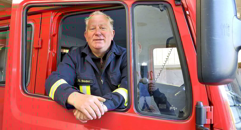 Wehrleiter Gerald Suder und seine Mitstreiter bereiten den Tag der offenen Tür vor.