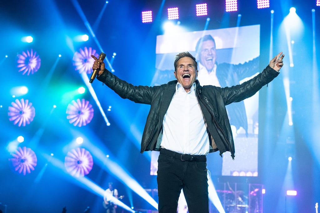 Dieter Bohlen gibt en Konzert in Magdeburg.