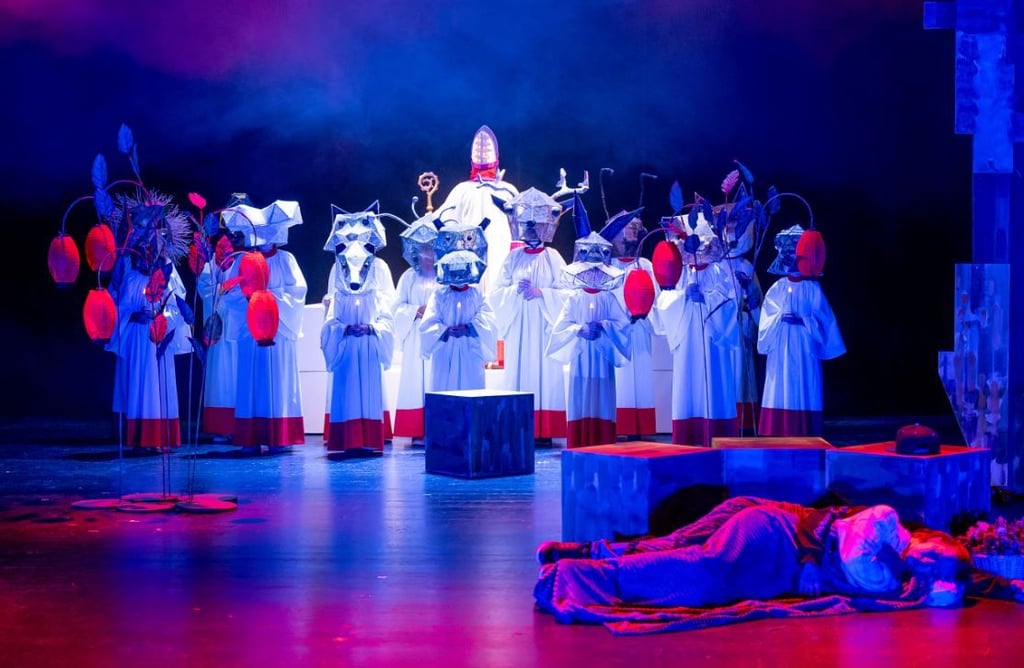 Der Kinderchor des Harztheaters ist Teil der Aufführung „Hänsel und Gretel“.