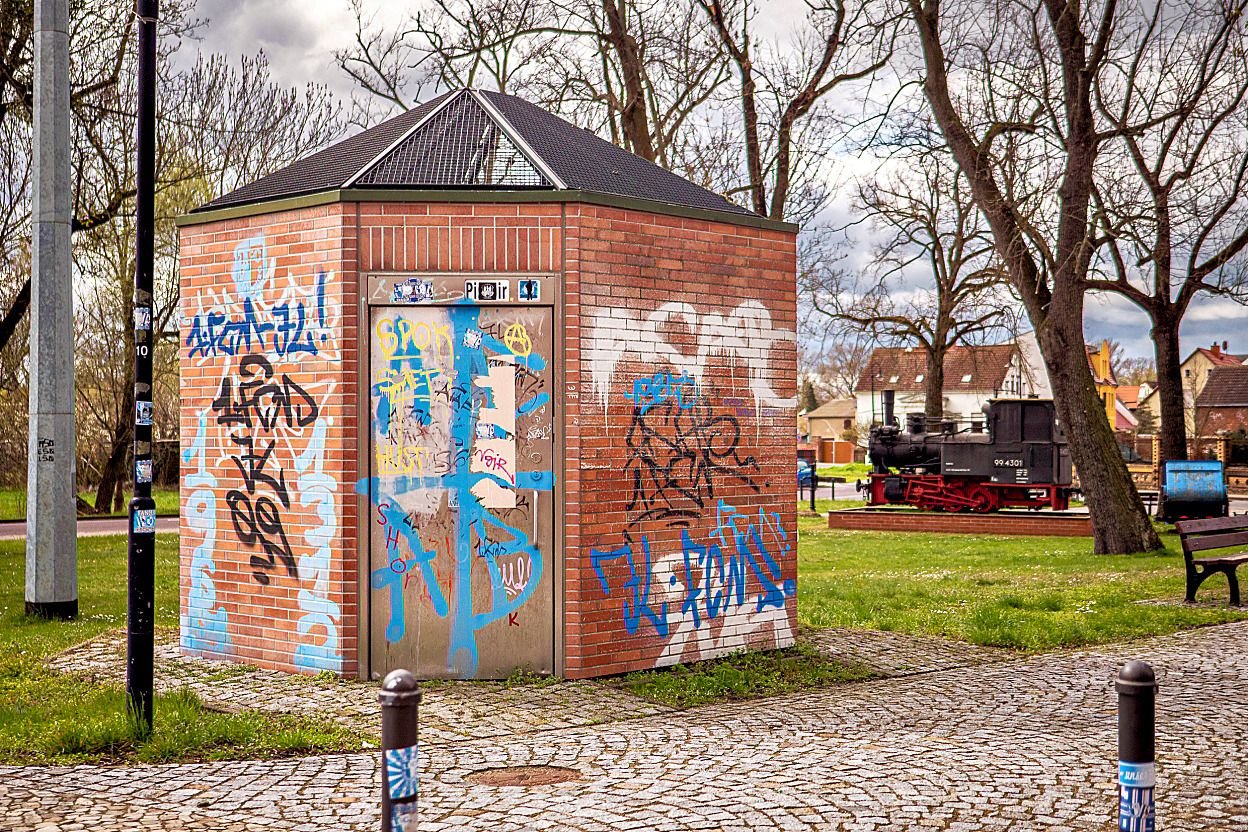 Was Gommern 2024 alles kauft und investiert: FCM-Schmierereien weichen professionellem Graffiti