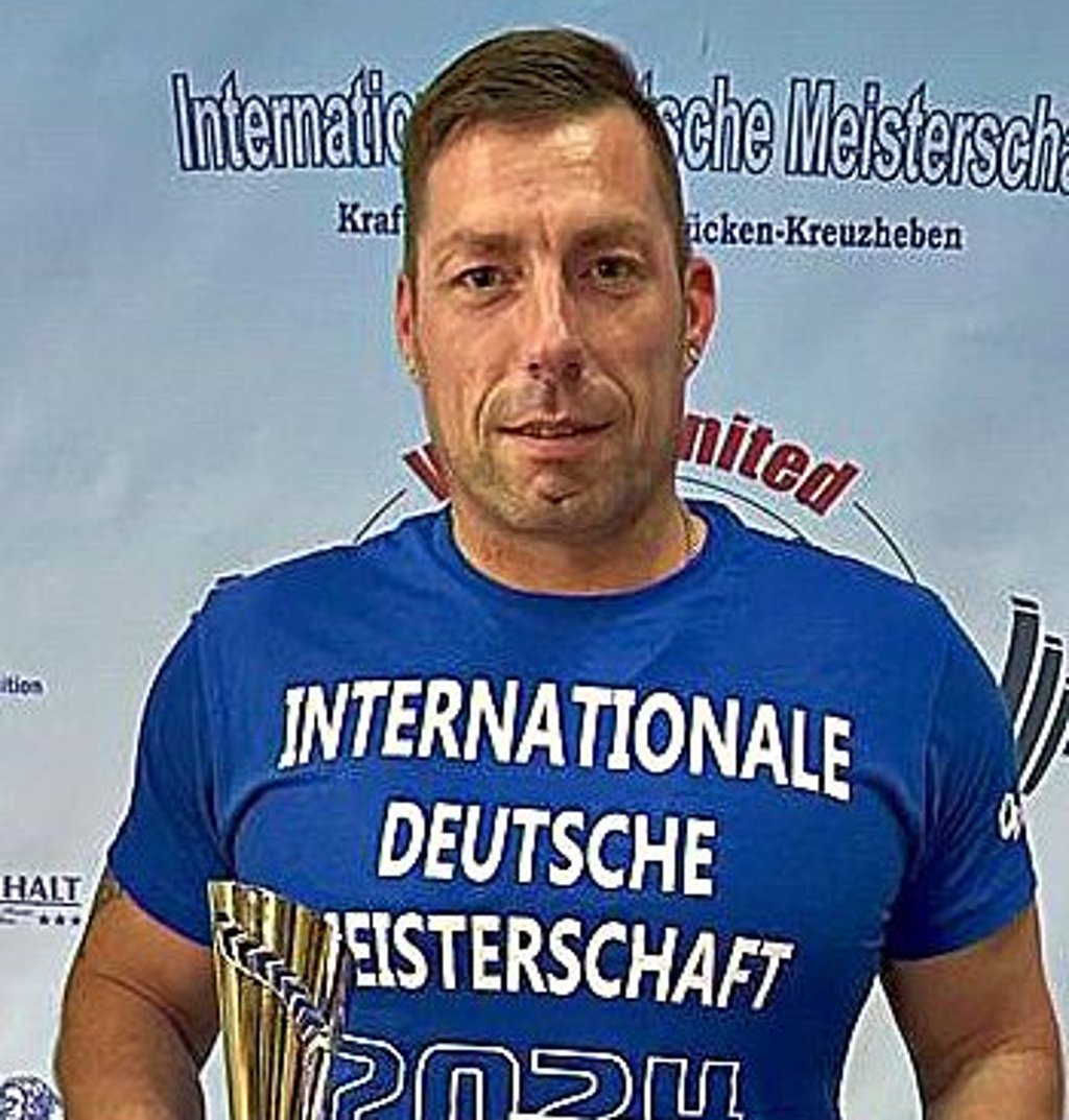 Branko Kautz während der Siegerehrung.
