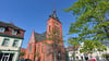 Die katholische Kirche St. Mariä Himmelfahrt in der Stadt Schwedt im Landkreis Uckermark.