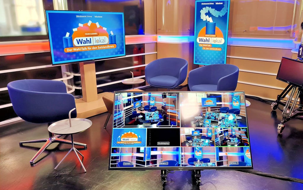 Live aus dem Studio kommt der Talk zu den Themen der Wahl im Salzlandkreis.