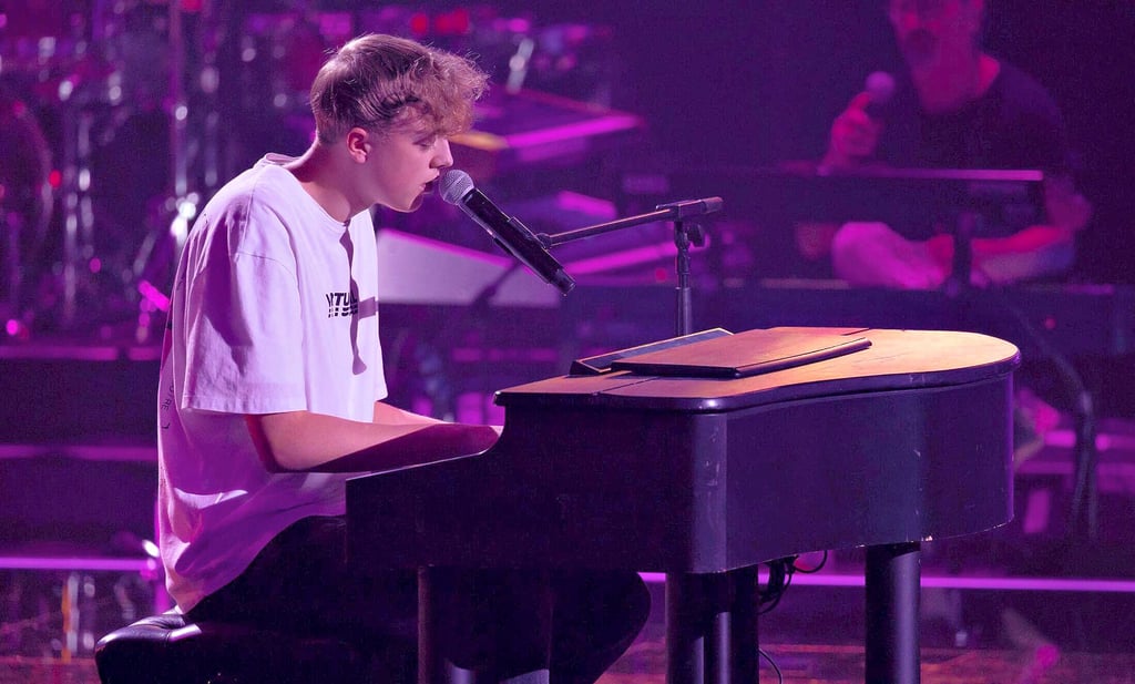 Fritz Speck bei seinem Auftritt in der letzten Staffel von „The Voice of Germany“