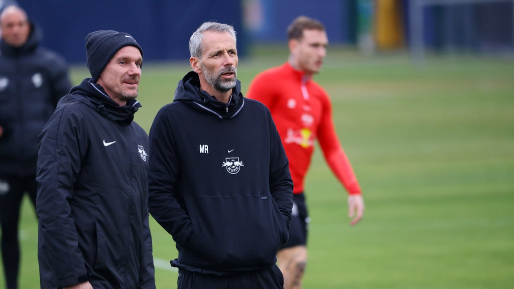 Exklusive Gäste beim Dinner: Alexander Zickler und Marco Rose.
