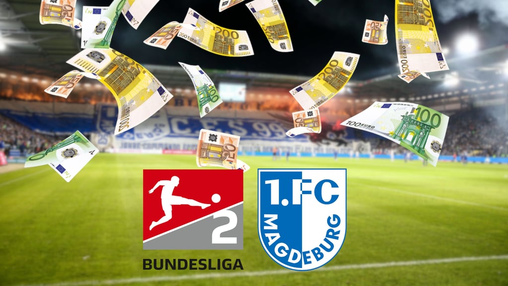Auf den 1. FC Magdeburg könnte in der kommenden Saison in der 2. Bundesliga ein wahrer Geldsegen zurollen.