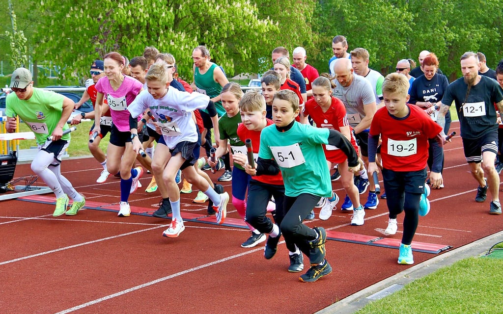 43 Teams gingen beim 5. Bernburger Stundenlauf an den Start - ein neuer Teilnahmerekord.
