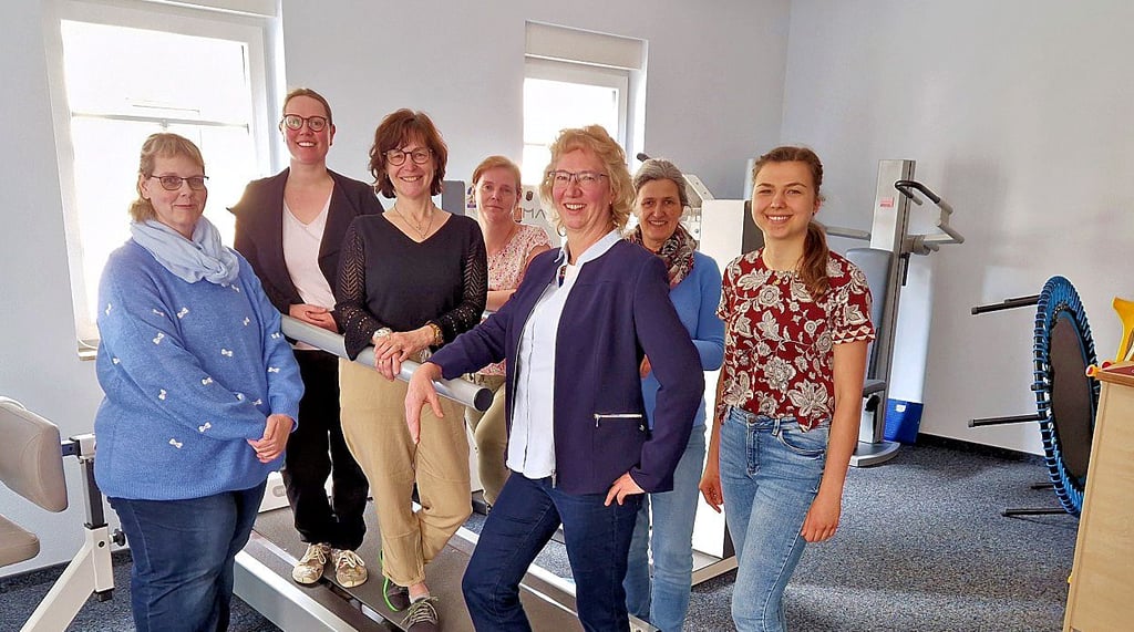Das Team der Physoios im Kraftraum.