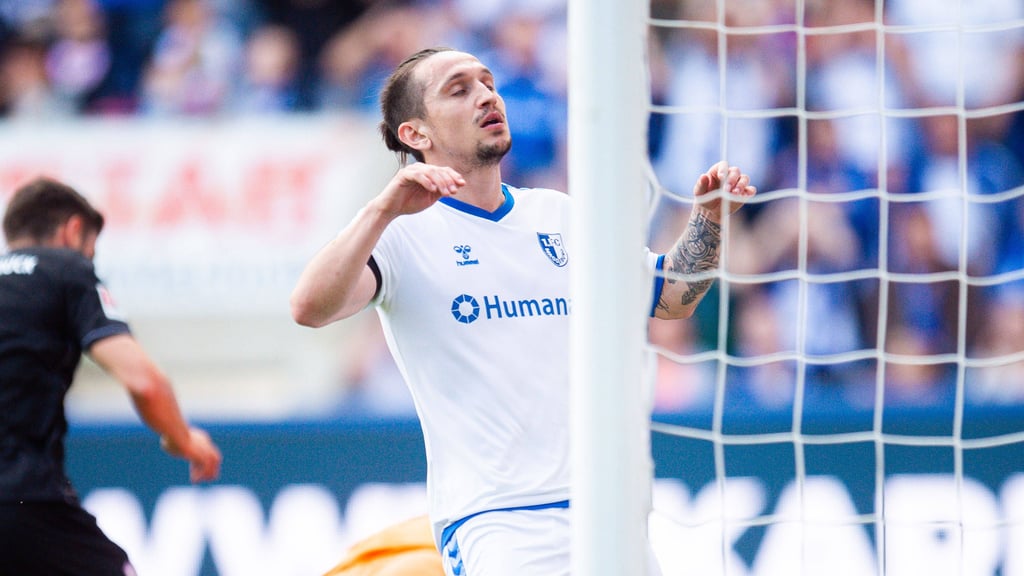 Konnte es selbst nicht fassen: Baris Atik konnte keine seiner Großchancen zu einem Treffer für den 1. FC Magdeburg umsetzen.