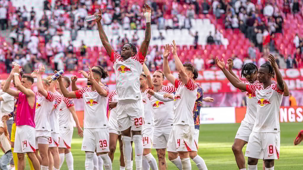 Kollektiver Jubel: RB Leipzig beim