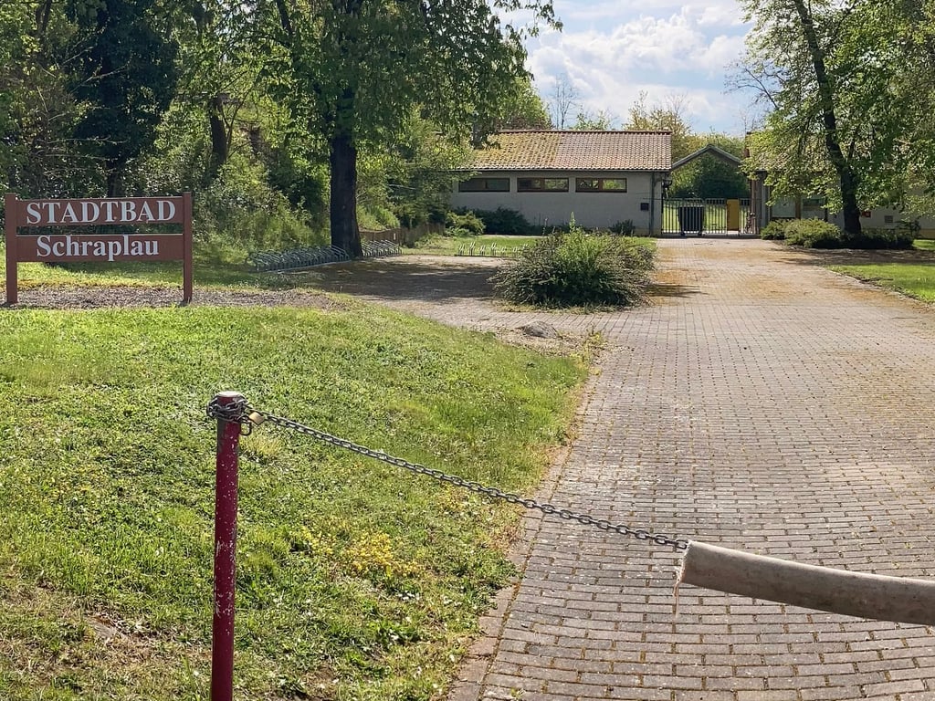 Das Stadtbad Schraplau bleibt auch in der Saison 2024 zu.