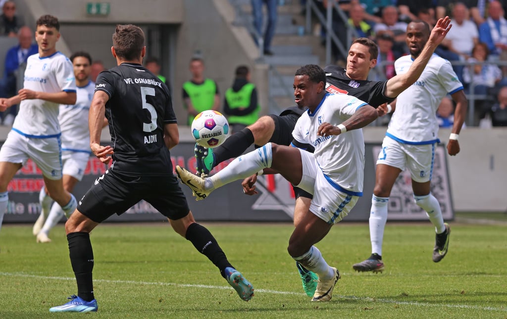 Traf zum 1:0 für Magdeburg vom Punkt und machte sein erstes Tor im FCM-Dress: Bryan Teixeira.