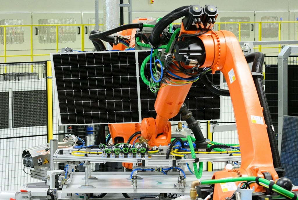 Produktion bei Solarwatt in Dresden.