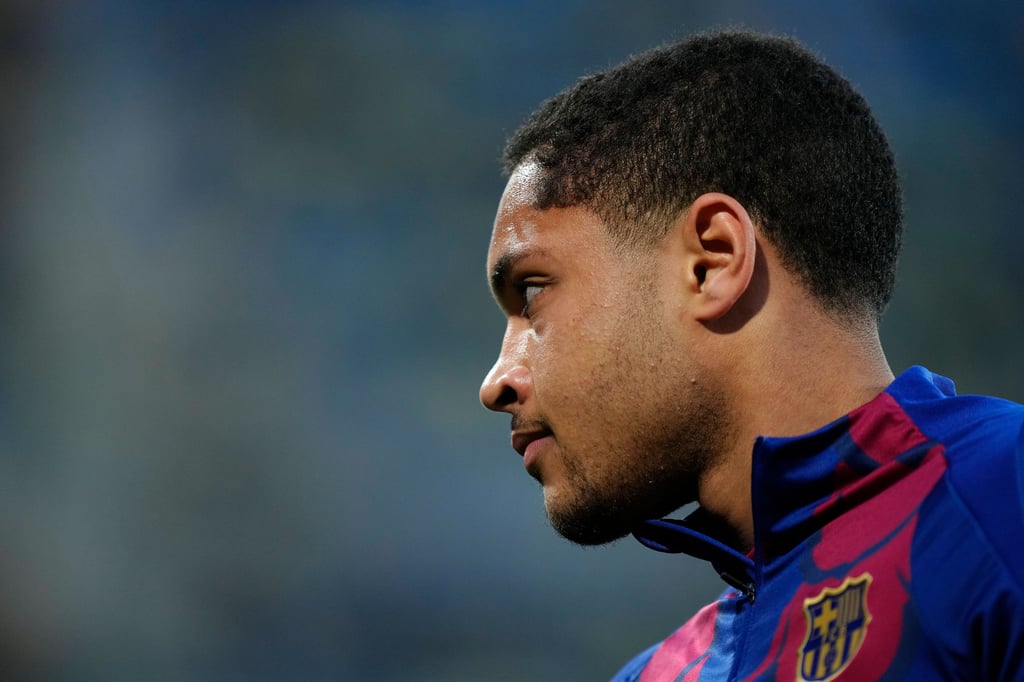 Vitor Roque spielt für den FC Barcelona.