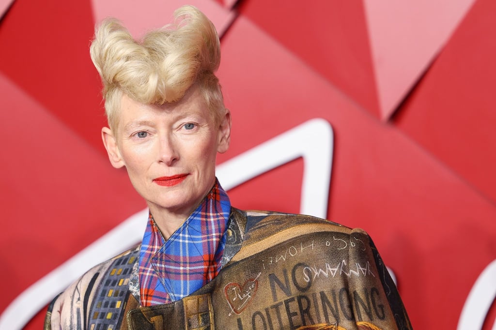 Schauspielerin Tilda Swinton ist aus Filmen wie „The Killer“, „Der seltsame Fall des Benjamin Button“, „Snowpiercer“ und „Grand Budapest Hotel“ bekannt.