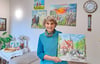Das Lieblingsmotiv von Monika Schiebel sind Pferde. Viele ihrer Bilder  hängen zu Hause  in allen Räumen.