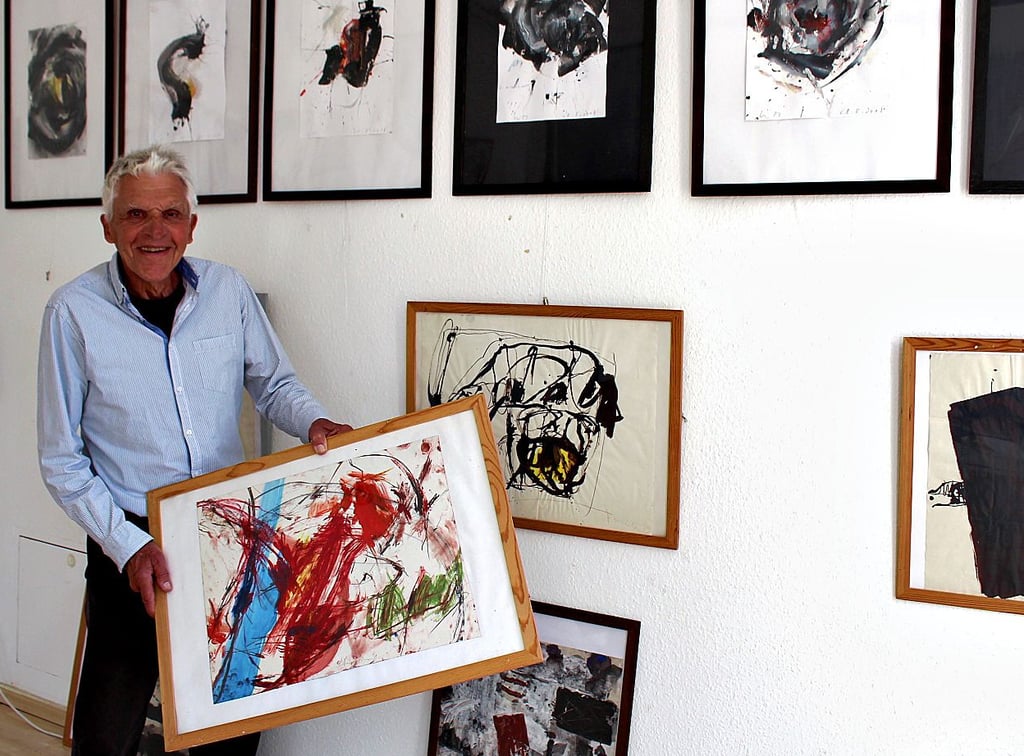 Ulrich Michelsen gestaltet die nächste Ausstellung im Zerbster Kunstfenster.