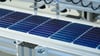 Solarzellen in der Produktion.