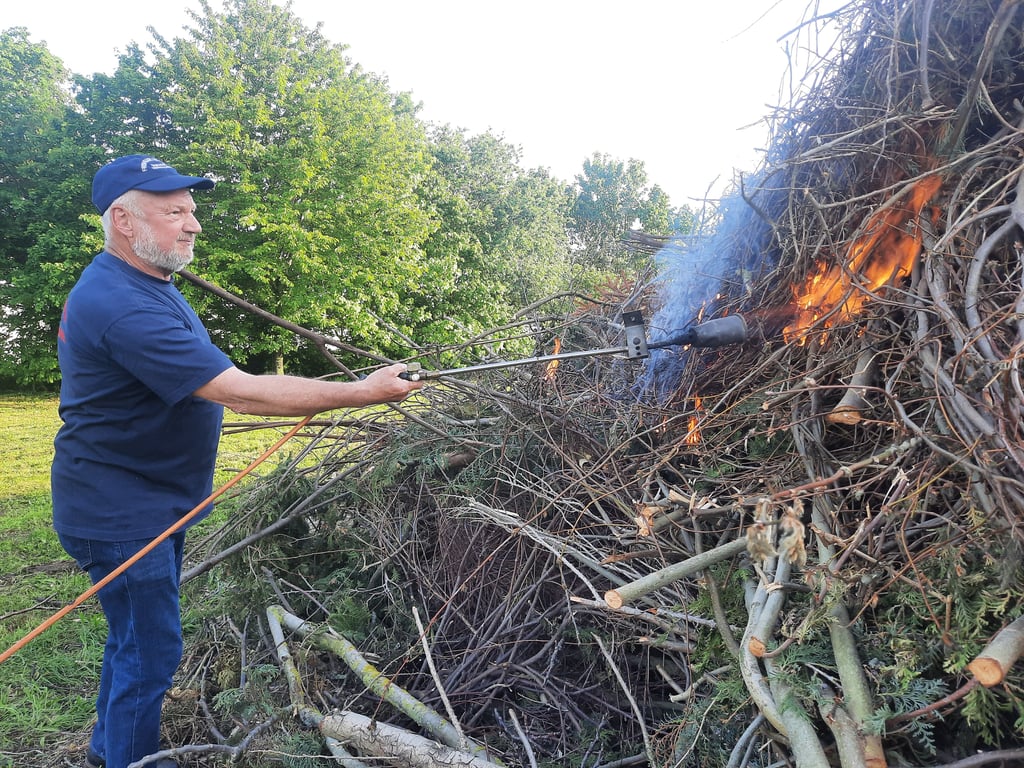 Maifeuer in Gorsdorf