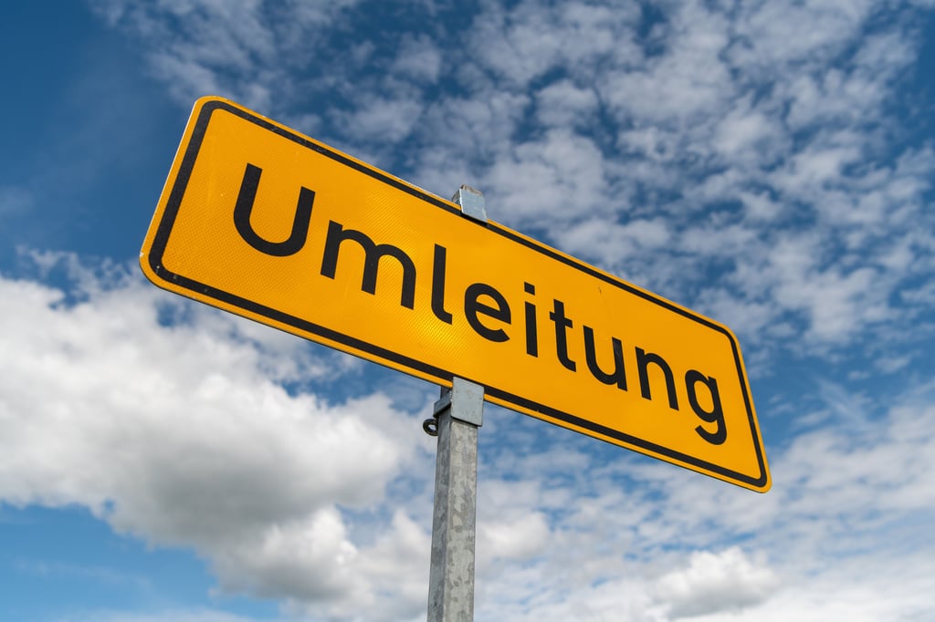 Verkehrszeichen, Umleitung