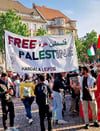 Pro-Palästina-Demo am 30. April auf dem Hallmarkt